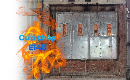 BCTN Cửa thép 2 cánh 2 chiều EI45
